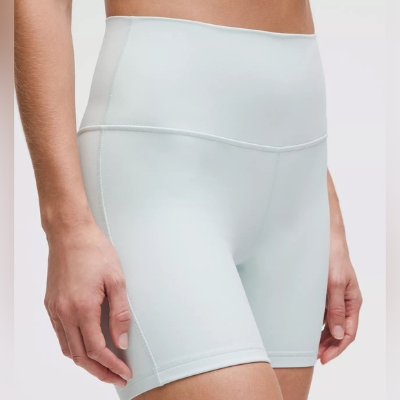 NWT Lululemon Align High-Rise Shorts 6” Size 6 Mint Breeze - Picture 3 of 6